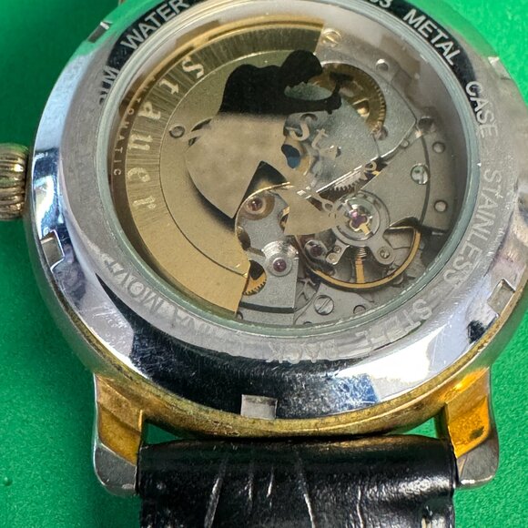 Stauer Men's Black and Silver Watch - Picture 8 of 11